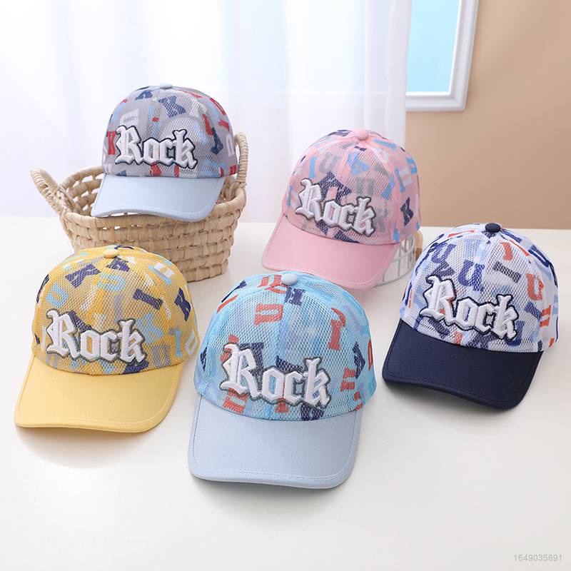 Mũ Lưỡi Trai Phối Lưới Thời Trang Mùa Hè Dễ Thương Cho Bé