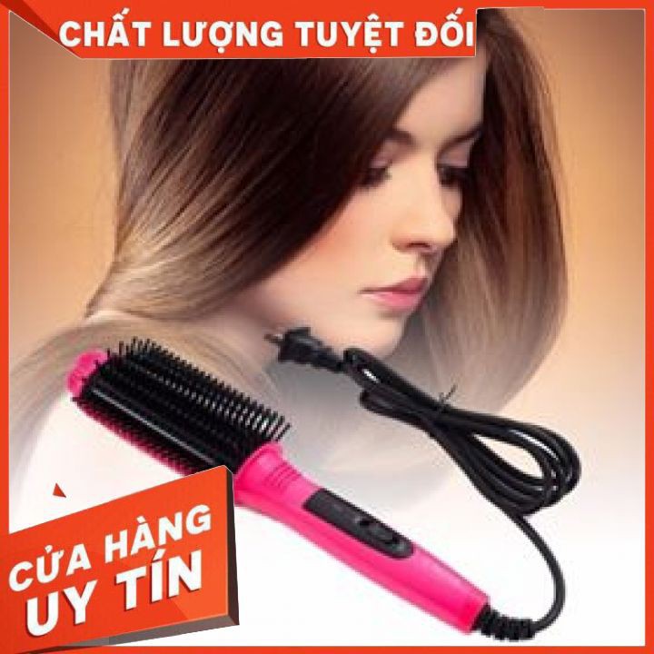 Lược Điện Tạo Kiểu Tóc Đa Năng Cao Cấp Nova NHC-8810 Uốn Cụp - Uốn Xoăn - Dập Xù Phồng