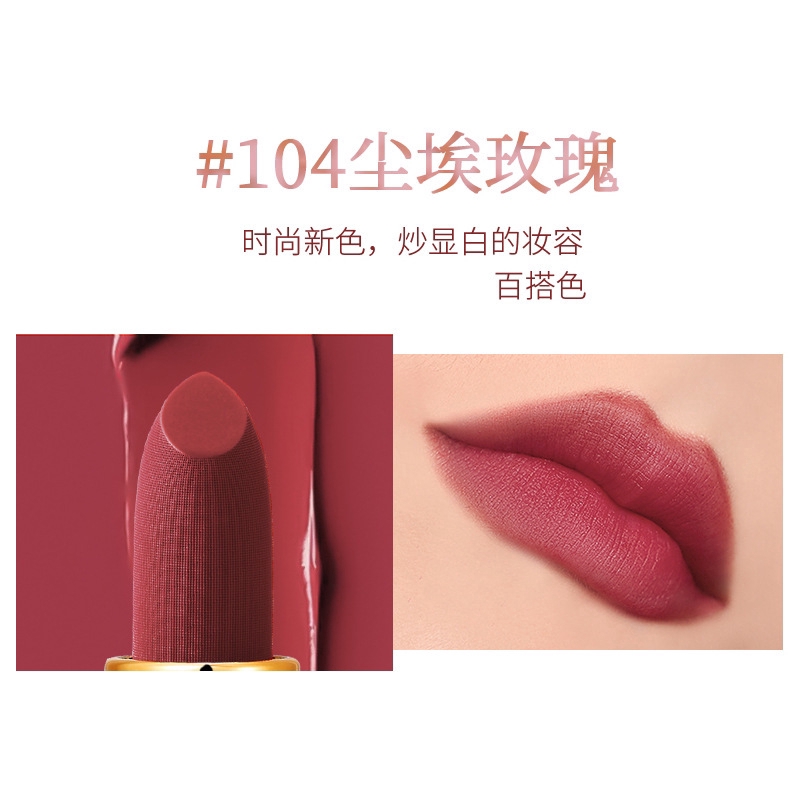 WODWOD® Make Up Small Gold Diamond Silk Lip Balm Affordable Moisturizing Matte Lipstick