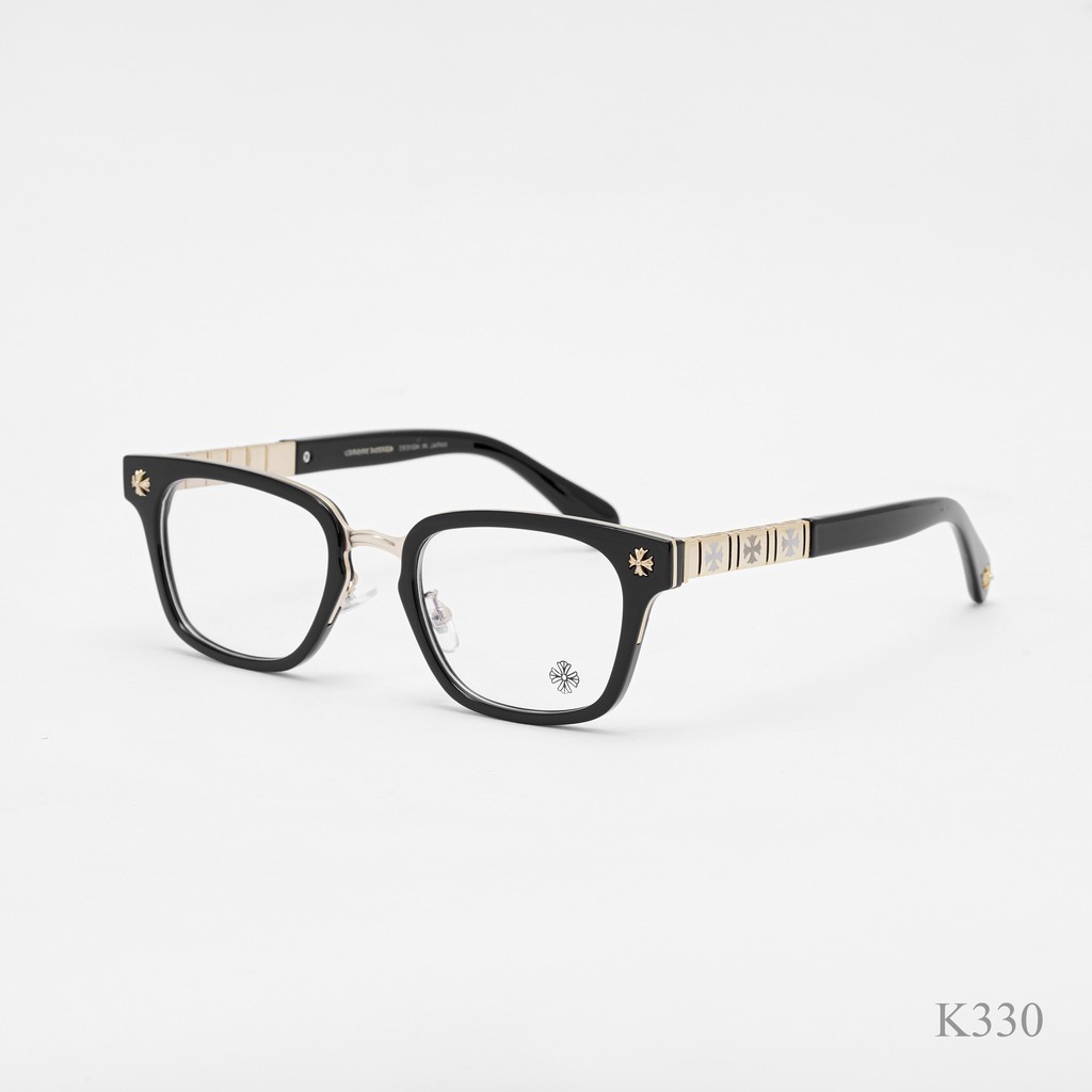Gọng kính nam nữ có thể lắp mắt cận, kiếng mát titan không độ đẹp cao cấp K330 - seno_PK