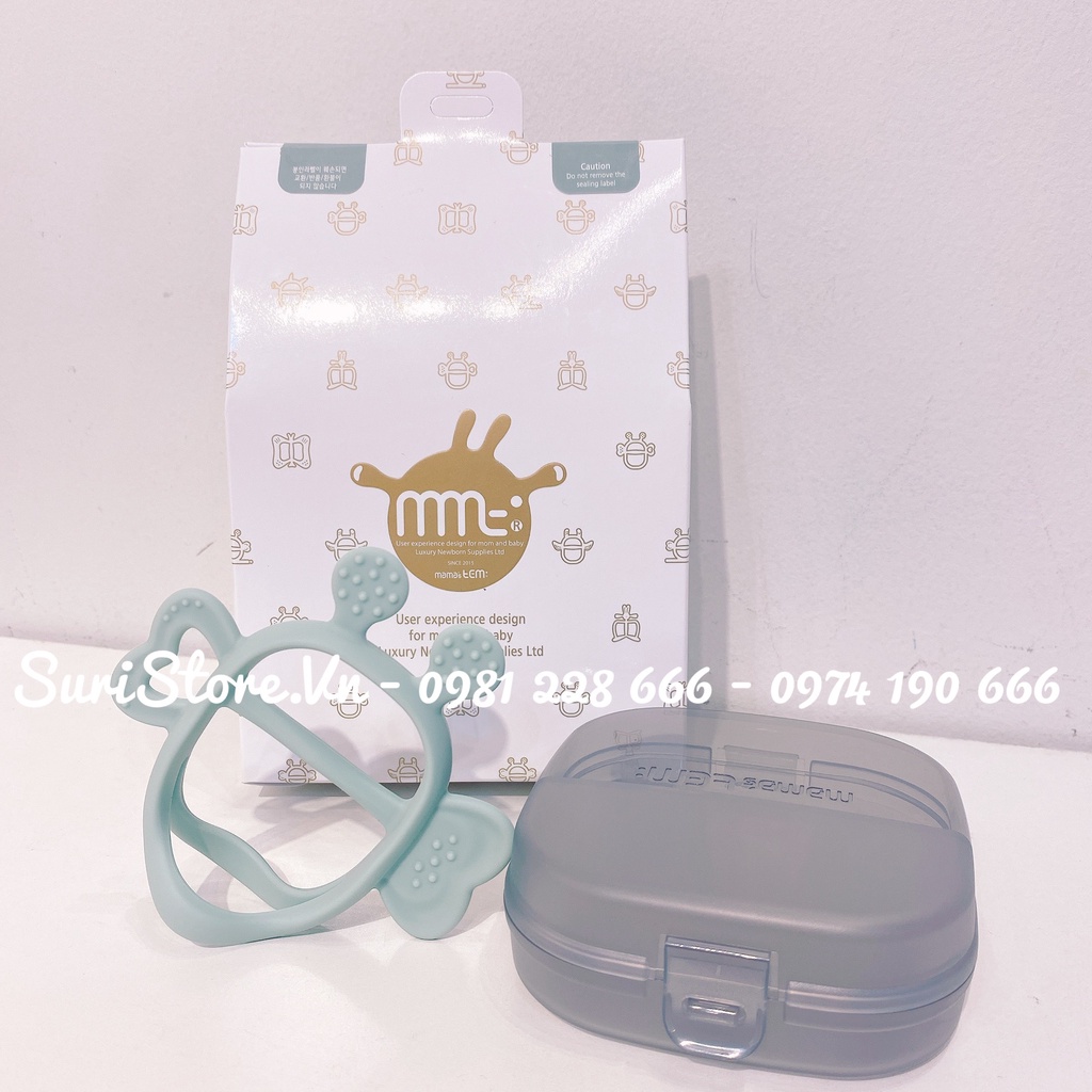 Gặm nướu Silicone Mamastem JemJem Monster Hàn Quốc(full case vuông )