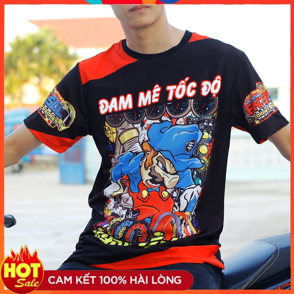 Áo Thun Xe Đua Umaracing - Xe Độ Việt Nam - Đam Mê Tốc Độ - Racingboy Cực Thoáng Mát Vải Tốt - BẢO HÀNH TRỌN ĐỜI [ FREE