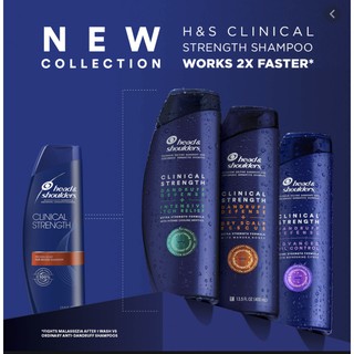 Dầu gội Head & Shoulders Clinical Strength Dandruff Shampoo 400ml (Mẫu mới 2021)