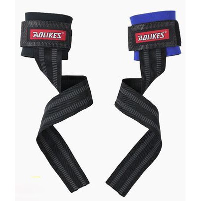 Dây kéo Lưng Lifting Straps hỗ trợ tập thể hình, Dây kéo lưng tập Gym AOLIKES (1 Đôi) DKL-22