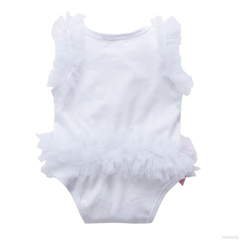 Áo liền quần tay ngắn vải cotton thoáng mát xinh xắn cho bé gái