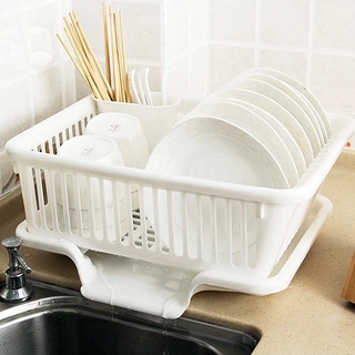 Giá úp bát đĩa có khay hứng nước nhựa cao cấp