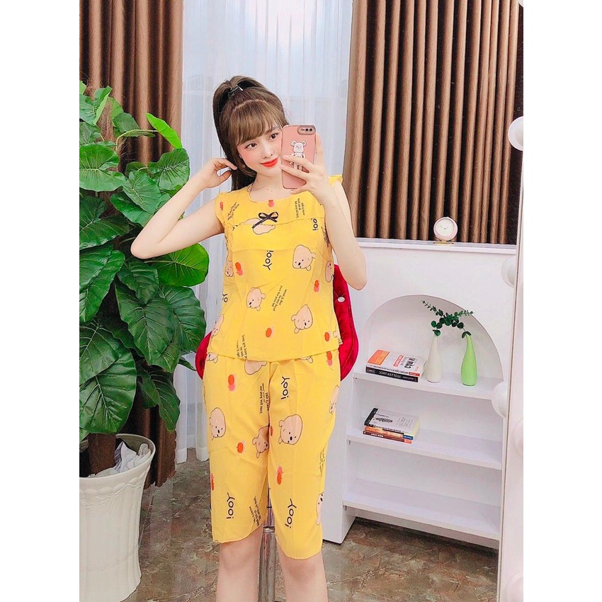 ❤️SIÊU DỄ THƯƠNG❤️Đồ bộ lửng mặc nhà kute , dễ thương , đồ bộ lửng mặc nhà nữ mềm mịn mát chipchip90 M00134