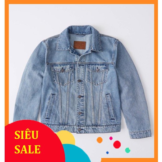 Áo khoác jean nam  Denim Jacket 😍 [SIÊU GIẢM GIÁ] 💕 áo jean hàng hiệu mẫu mới siêu HOT