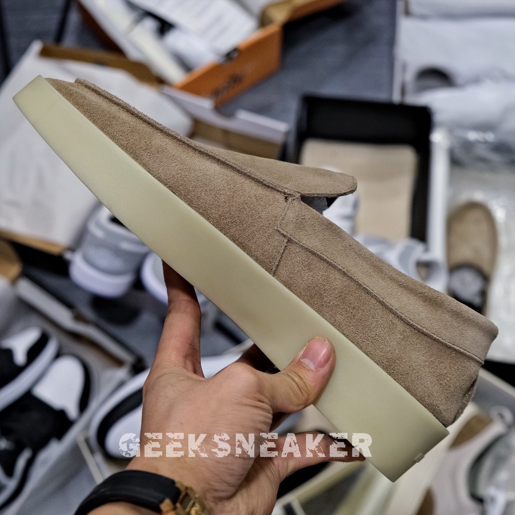 [GeekSneaker] Giày Fear of God Beige Suede 'The Loafer' Loafers