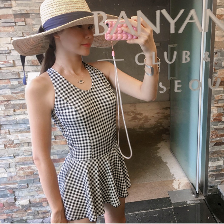 Đồ bơi đẹp đầm liền 1 mảnh - thiết kế khoe lưng trần - QHS1706A | BigBuy360 - bigbuy360.vn