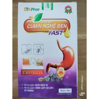 Dung dịch cumin nghệ đen fast