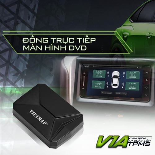 CẢM BIẾN ÁP SUẤT LỐP TÍCH HỢP VỚI MÀN HÌNH DVD ANDROID - VIETMAP V1A