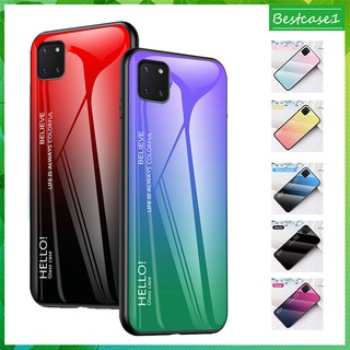 Ốp lưng cứng mặt gương kính màu gradient dành cho Samsung Galaxy Note 10 Lite