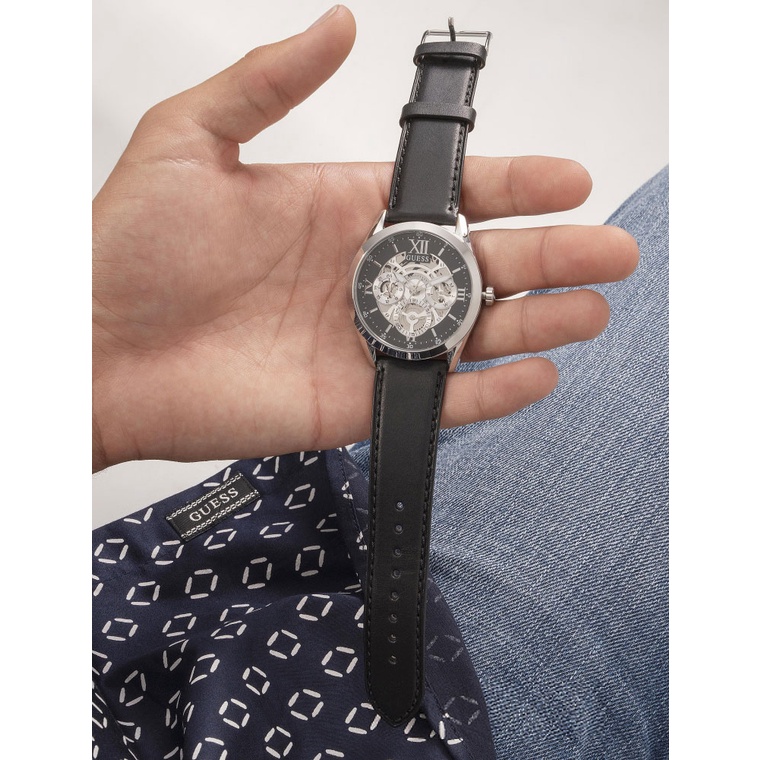 Đồng Hồ Nam Unisex Guess GW0389G1 GW0389G2 GW0389G3 , Dây Da , Size 42mm