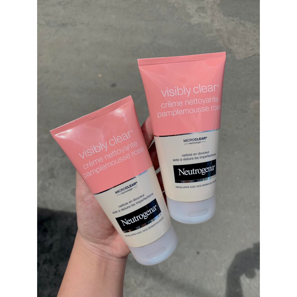 Sữa rửa mặt Neutrogena Visibly Clear / Rose
