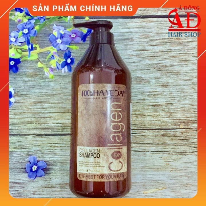 [Chính hãng] [KM] Dầu gội phục hồi siêu mượt tóc Top Haneda Collagen Shampoo 785ml - Chính hãng