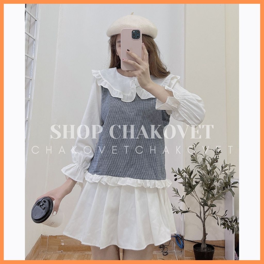 Áo sơ mi nữ dài tay đẹp kiểu kẻ cổ sen A898, tay áo bo chun phong cách thời trang hàn quốc hàng loại 1 mặc đẹp dáng xinh