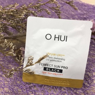 Set 10 gói kem chống nắng ohui perfect sunblock black
