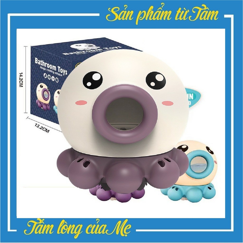 Đồ Chơi Phun Nước Hình Bạch Tuộc Dễ Thương Cho Bé Khi Tắm