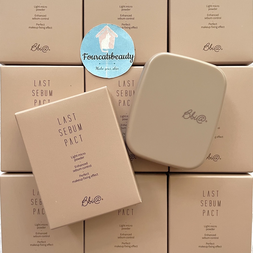 Phấn phủ dạng nén Bbia Last Sebum Pact 8g