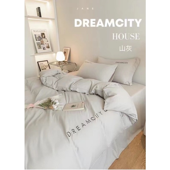 Set 4 món chăn ga gối Bst Dream citi mới nhất - hàng cao cấp sang xin mịn