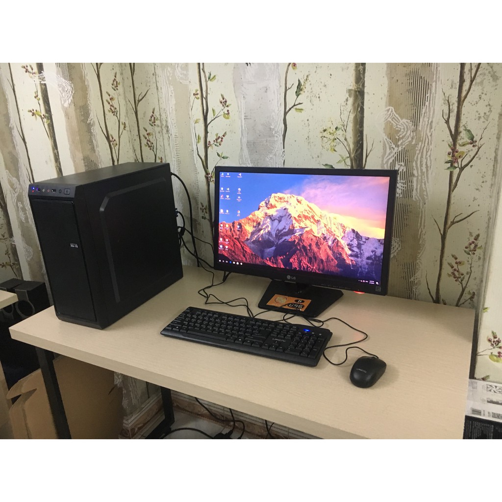 Bộ máy tính để bàn Cấu hình H61 + i3 3220 + ram 4gb + VGA GTX 650 1gb + bộ nhớ 160gb + màn hình 20 inch chơi tốt fifa 4 | BigBuy360 - bigbuy360.vn