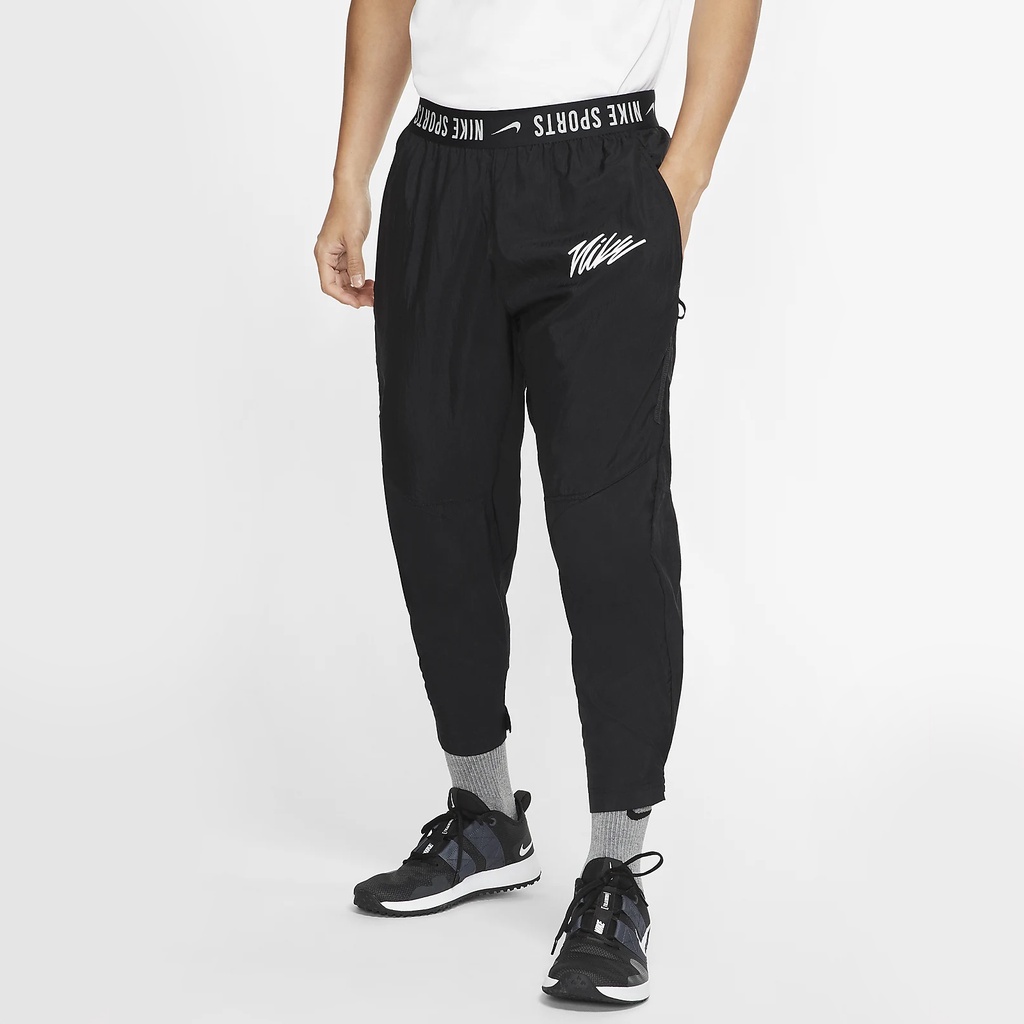 QUẦN DÀI NIKE SPORTSWEAR MEN'S WOVEN CROPPED TRAINING PANTS - BLACK