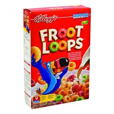 [Mã 77FMCGSALE1 giảm 10% đơn 250K] Ngũ cốc ăn sáng Kellogg's Froot Loops 160g