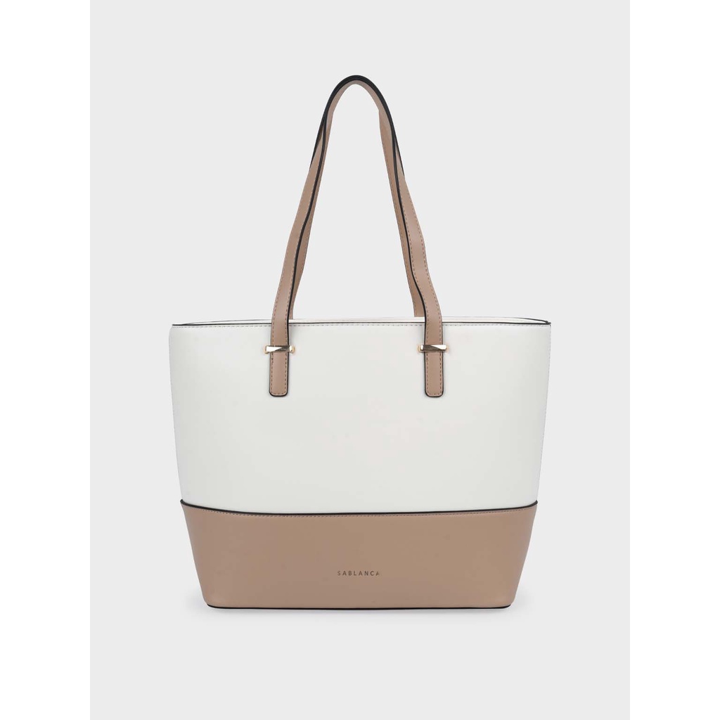 Túi Tote nữ phối 2 tone màu SABLANCA TO0059