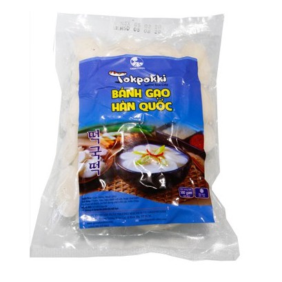 BÁNH GẠO TOKBOKKI HÀN QUỐC CẮT LÁT TRẮNG 500G