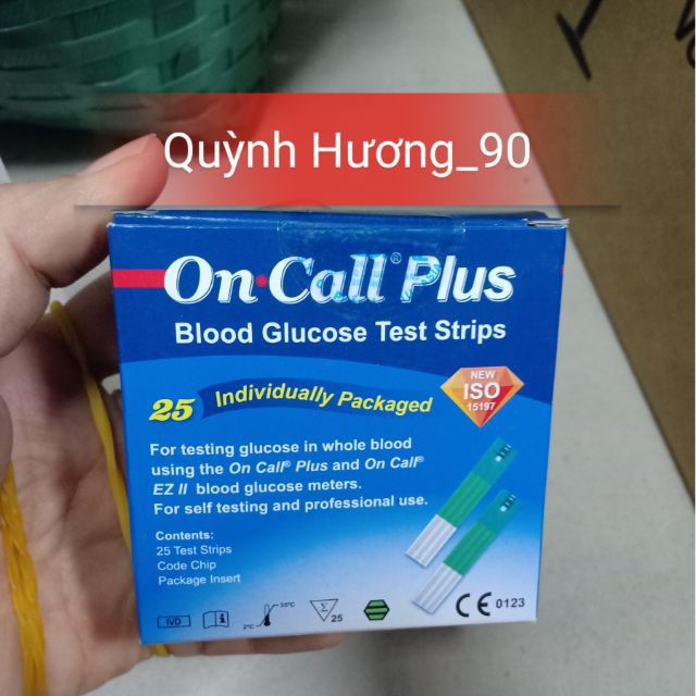 Que thử tiểu đường ON CALL PLUS hộp 25 que