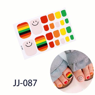 Miếng Dán Sticker Móng Chân JJ 0.8