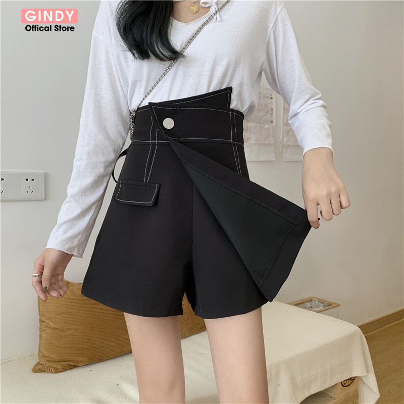 Quần giả váy ngắn GINDY chỉ nổi thời trang công sở, học sinh V20022