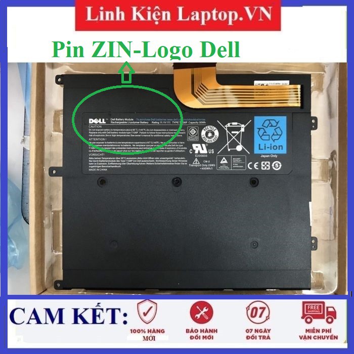 Pin Laptop DELL V13 - Latitude 13 Vostro V13 V130 V1300 V13Z