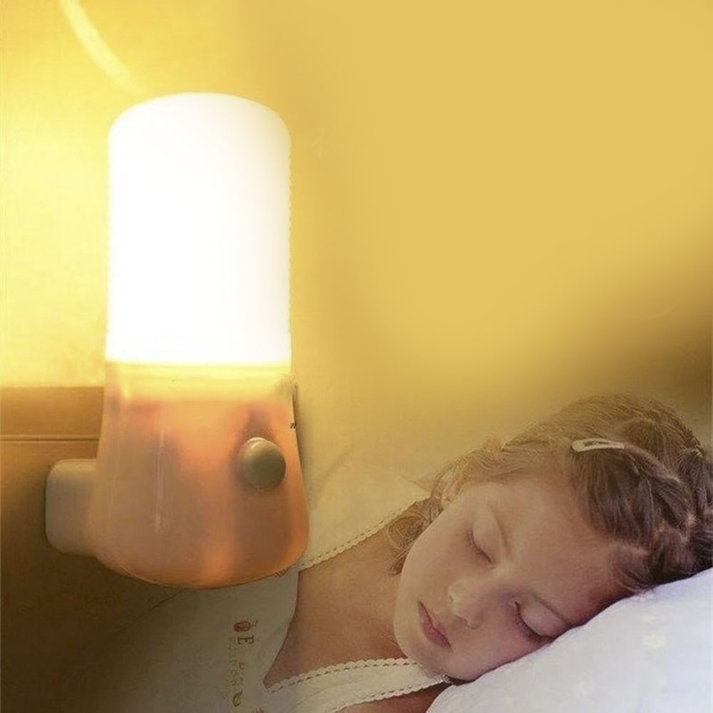【sweet】 1pc 3W Creative home Energy-saving warm light Night Light Bedside Lamp Induction Lamp
