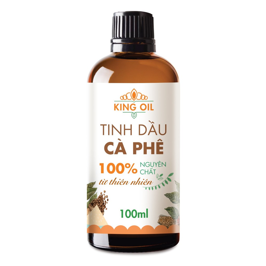 Tinh dầu cà phê (coffee) nguyên chất từ thiên thiên giúp tỉnh táo, thư giản, xông phòng, đuổi muỗi - KingOil