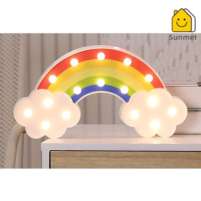 Đèn Led Trang Trí 7 Sắc Cầu Vòng Thích Hợp Trang Trí Tiệc Cưới Lễ Thành Hôn Sinh Nhật  Quà Tặng Sinh Nhật Nhà Hàng