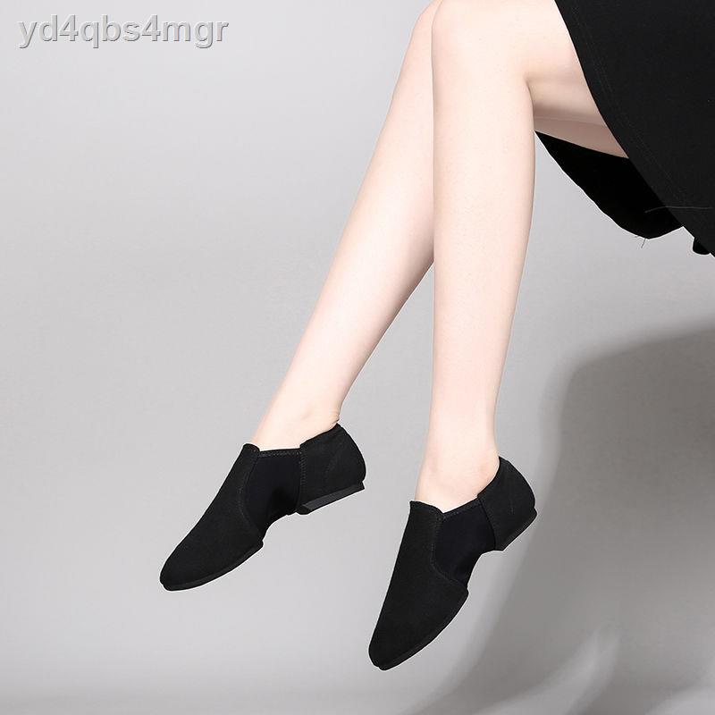 ₪❅Giày khiêu vũ của phụ nữ đế mềm dành cho người lớn dân gian trung quốc cơ thể vải phẳng đáy thoá