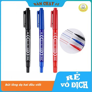 Bút lông dầu, Bút dạ kính 2 đầu MO-120 viết trên nhiều chất liệu