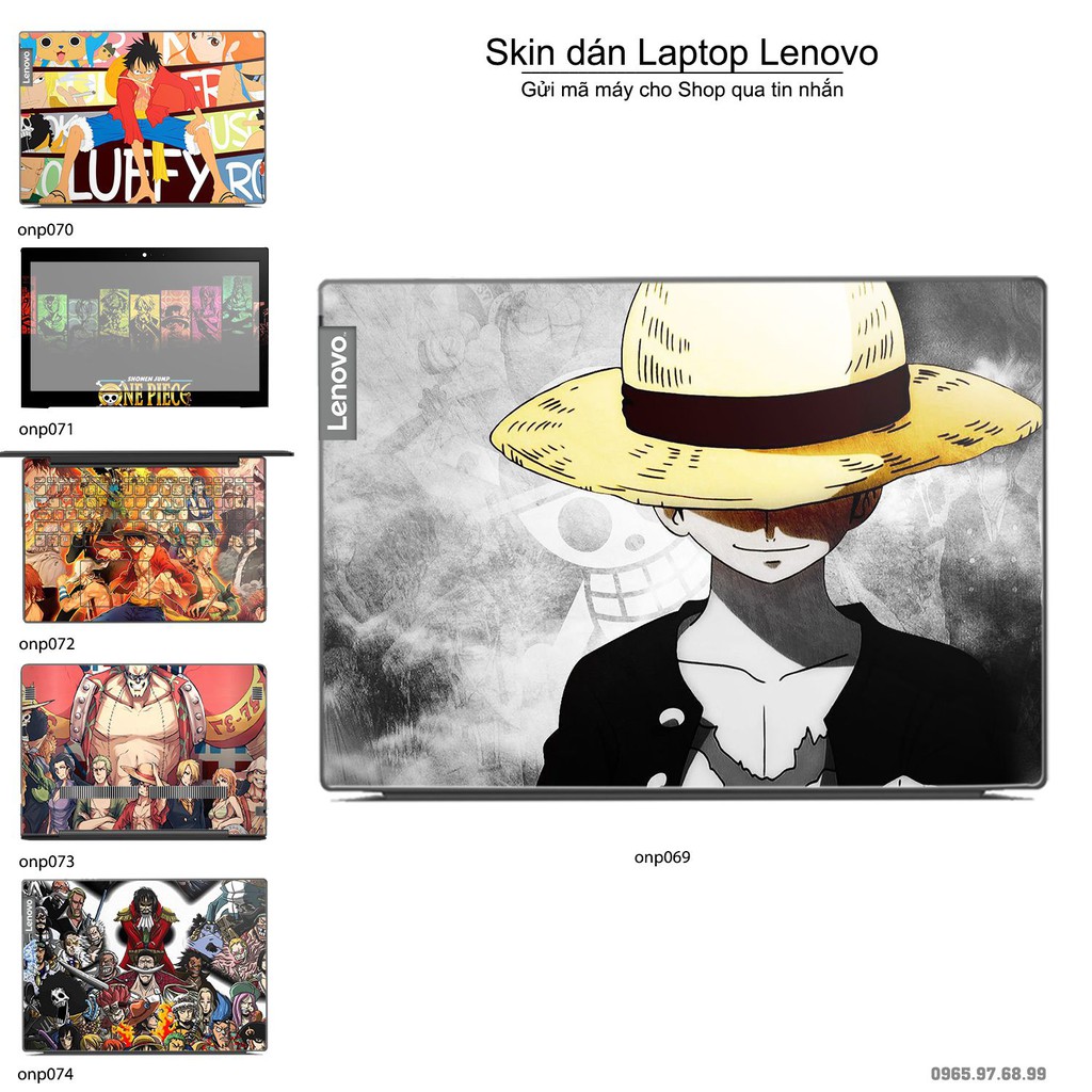 Skin dán Laptop Lenovo in hình One Piece _nhiều mẫu 5 (inbox mã máy cho Shop)