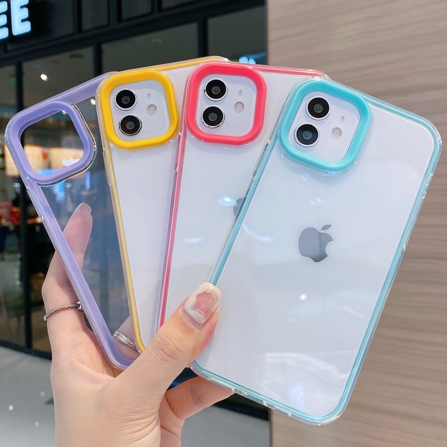 Ốp Điện Thoại Trong Suốt Chống Sốc 3 Trong 1 Cho iPhone 7P 8P XR XS max 12 pro max 13 pro max 11 pro max