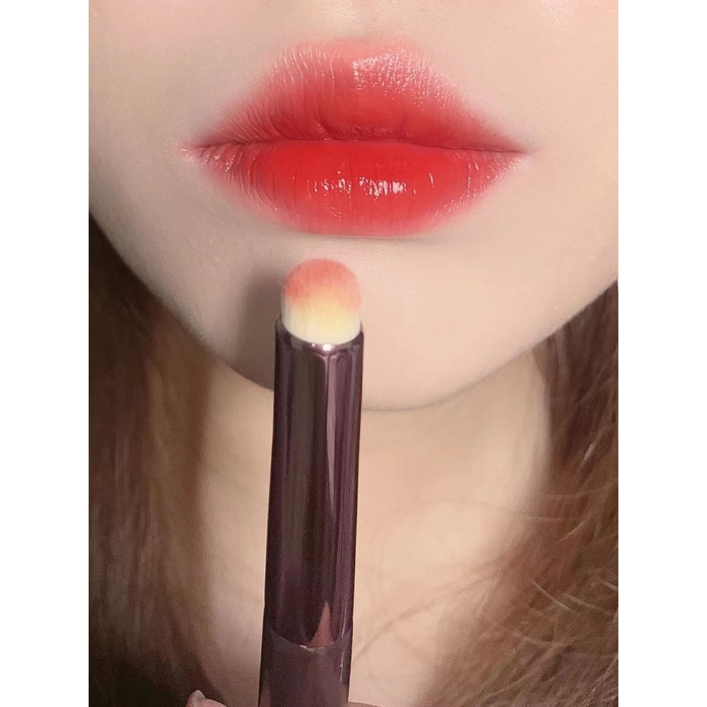 Cọ trang điểm son môi đầu tròn siêu mềm thiết kế đa năng nhỏ gọn che khuyết điểm
