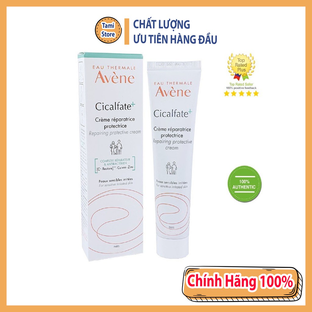 Kem Làm Lành Da Giảm Sẹo Thâm Cung Cấp Độ Ẩm Avene Cicalfate+ Repairing Protective Cream Hàng Pháp Chuẩn