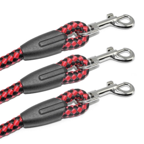 Dây dắt thú cưng đi dạo bằng sợi nylon 3 đầu nối trong 1 siêu chắc chắn