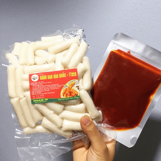 Combo 500g bánh cắt sẵn +100g sốt túi zip