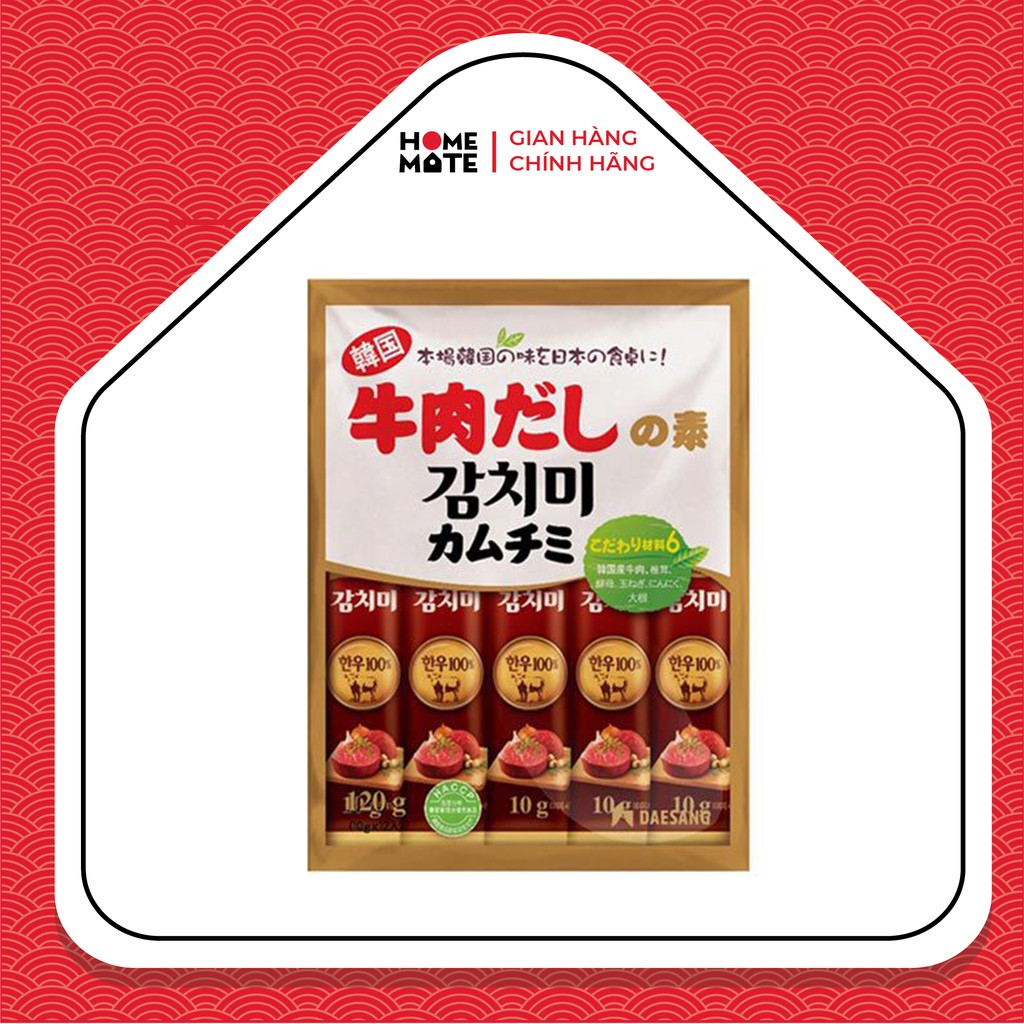 HẠT NÊM BÒ DAESANG 120G DATE 2021