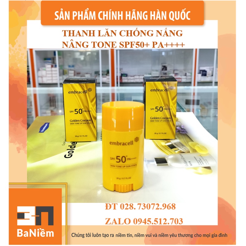 THANH LĂN CHỐNG NẮNG NÂNG TONE SPF50 + PA ++++