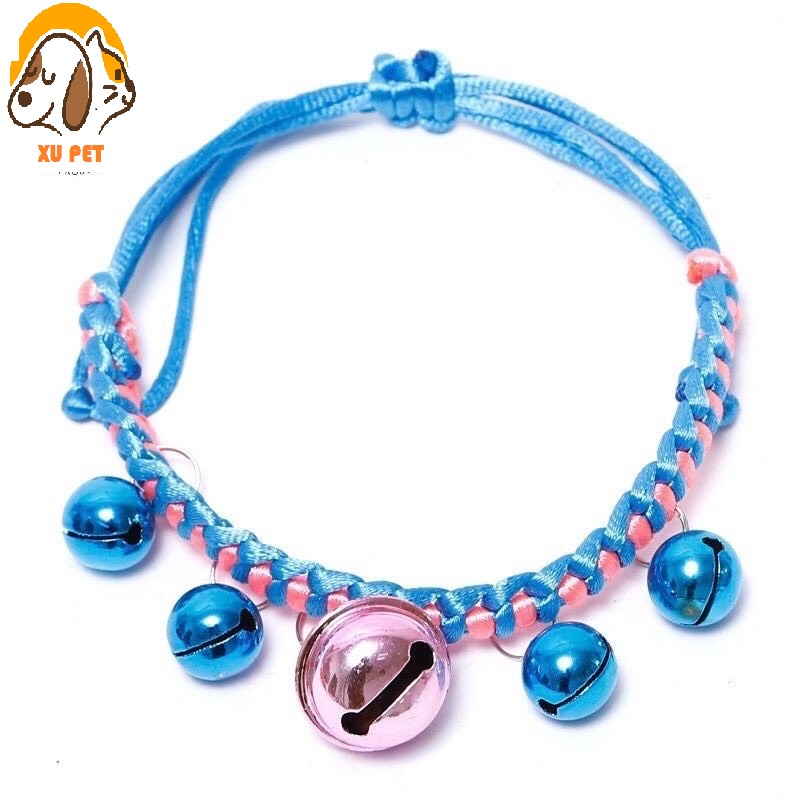Vòng Cổ Cho Chó Mèo Chuông Lục Lạc Dễ Thương