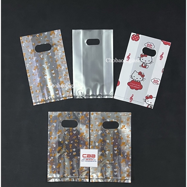 Túi hột xoài cỡ nhỏ 12x20cm đựng mỹ phẩm, phụ kiện, son phấn, chất liệu HD/PP