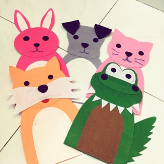 Combo rối bàn tay kể chuyện ( hình thật)